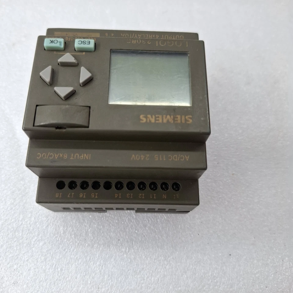 SIEMENS 6ED1052-1FB00-0BA3 LOGO 230RC AC/DC 115 240V FAST SHIP